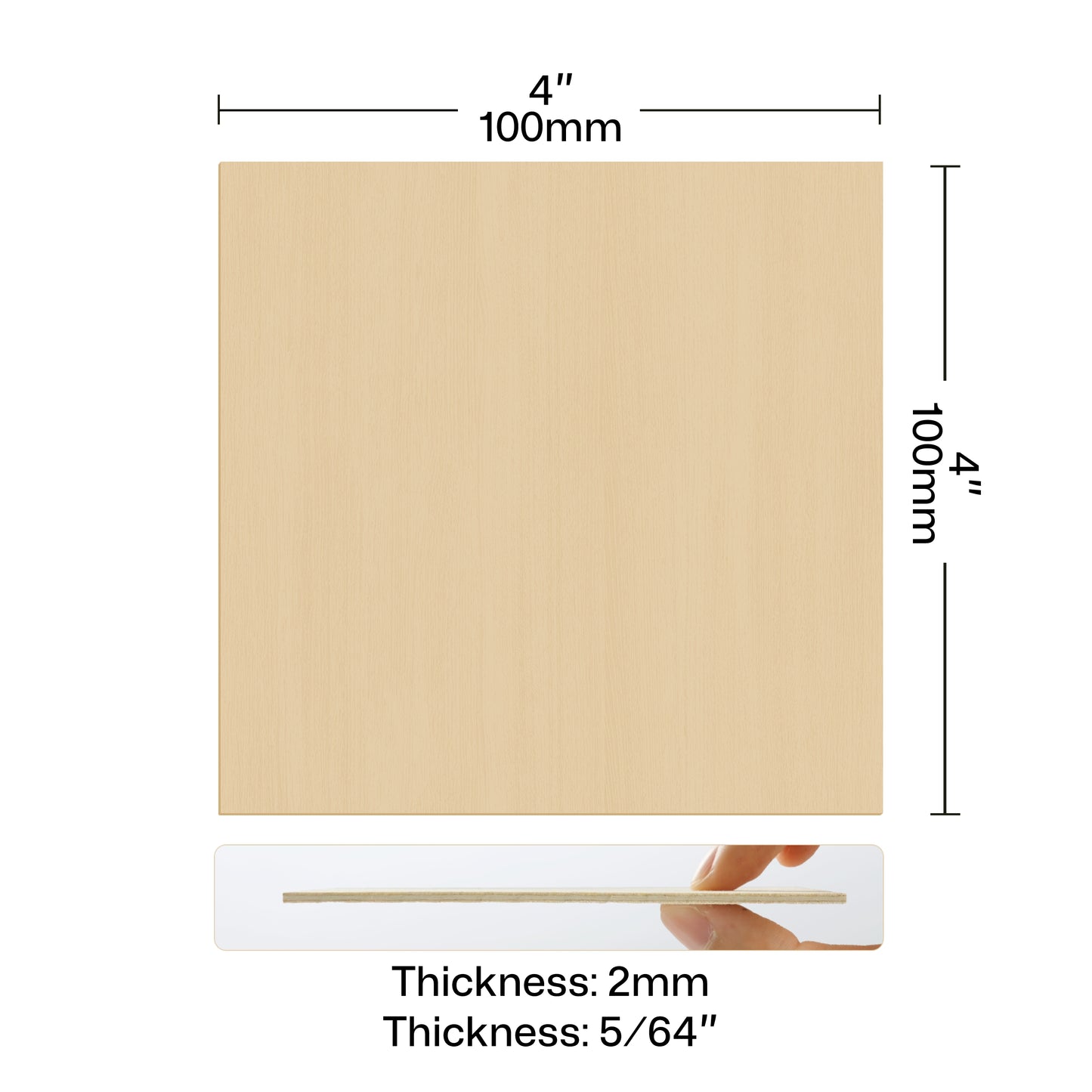 Basswood Plywood Sheets (10 pcs / 30pcs)